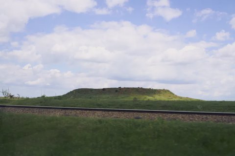 the first mesa outside Amarillo