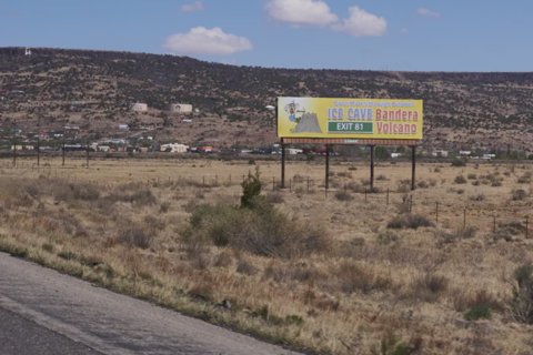 Ice Cave billboard